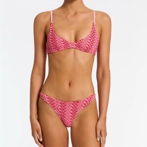 Triangl Swimwear crochet scoop bikini top